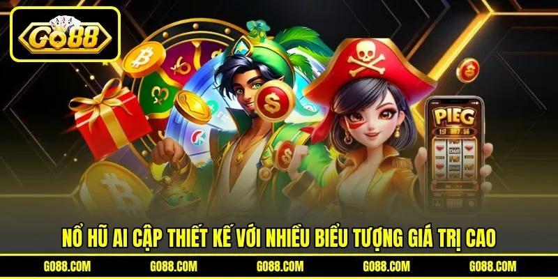 Nổ hũ Ai Cập thiết kế với nhiều biểu tượng giá trị cao